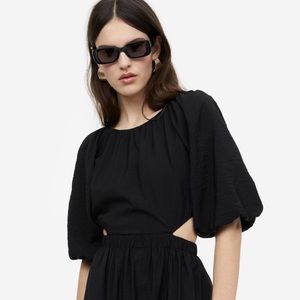 H & M Voluminous Cut Out Dress